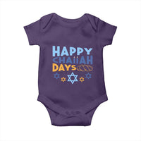 Happy Challah Days Baby Onesie Hanukkah Holiday Gift - Wonder Print Shop