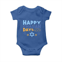 Happy Challah Days Baby Onesie Hanukkah Holiday Gift - Wonder Print Shop