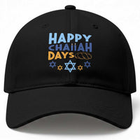 Happy Challah Days Baseball Cap Hanukkah Holiday Gift