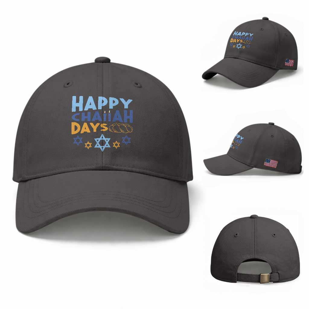 Happy Challah Days Baseball Cap Hanukkah Holiday Gift