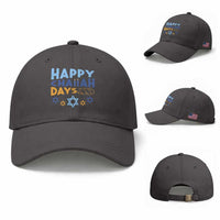 Happy Challah Days Baseball Cap Hanukkah Holiday Gift