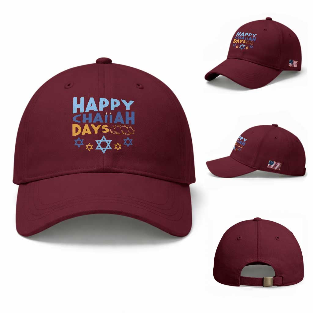 Happy Challah Days Baseball Cap Hanukkah Holiday Gift