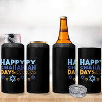 Happy Challah Days 4 in 1 Can Cooler Tumbler Hanukkah Holiday Gift - Wonder Print Shop