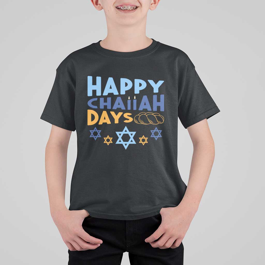 Happy Challah Days T Shirt For Kid Hanukkah Holiday Gift - Wonder Print Shop