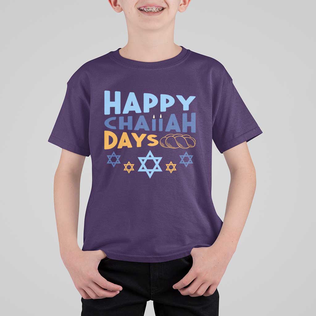 Happy Challah Days T Shirt For Kid Hanukkah Holiday Gift - Wonder Print Shop