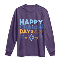 Happy Challah Days Long Sleeve Shirt Hanukkah Holiday Gift - Wonder Print Shop