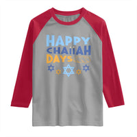 Happy Challah Days Raglan Shirt Hanukkah Holiday Gift - Wonder Print Shop