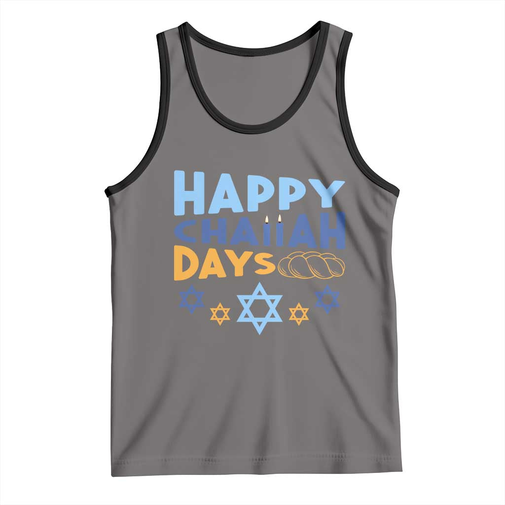 Happy Challah Days Tank Top Hanukkah Holiday Gift - Wonder Print Shop