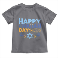 Happy Challah Days Toddler T Shirt Hanukkah Holiday Gift - Wonder Print Shop