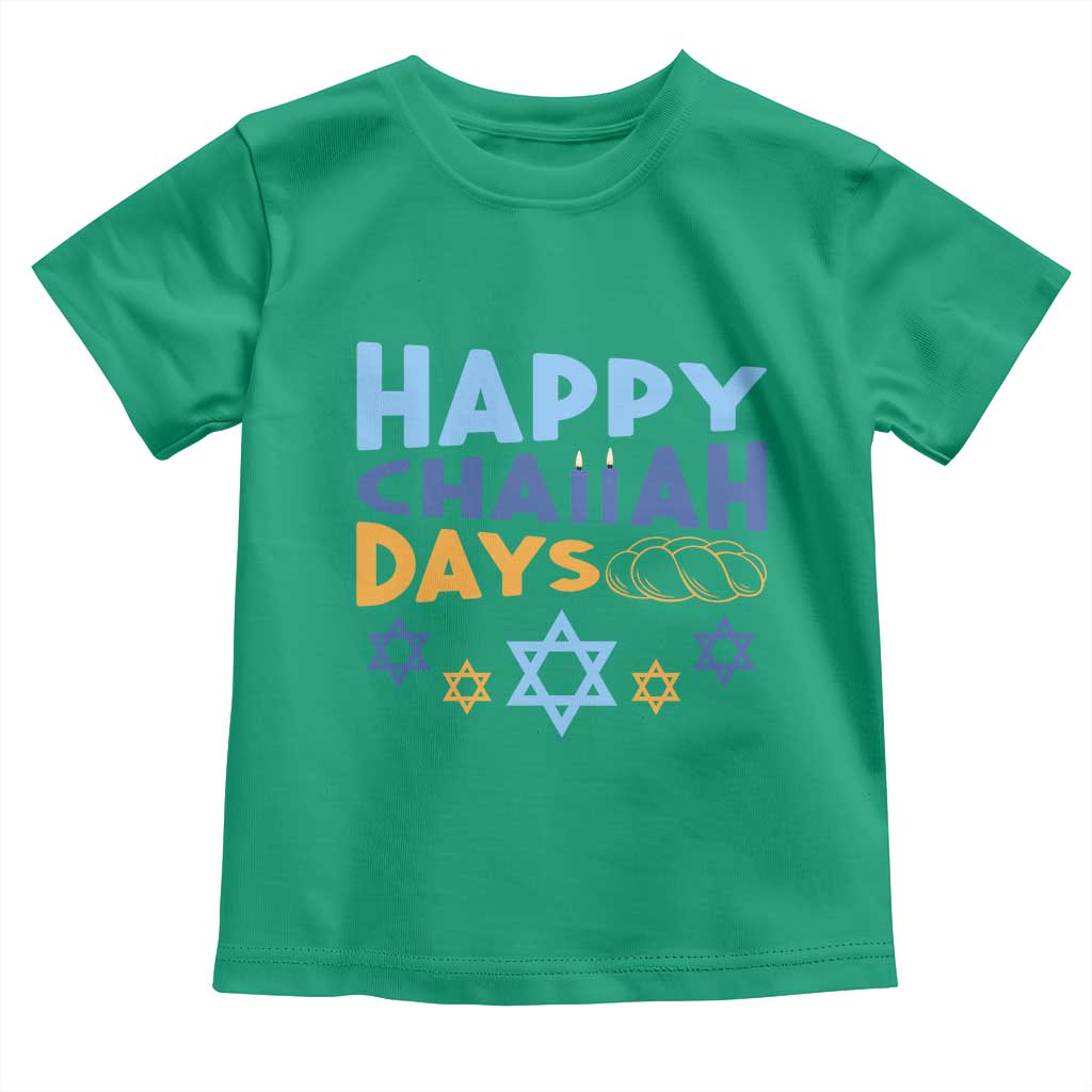 Happy Challah Days Toddler T Shirt Hanukkah Holiday Gift - Wonder Print Shop