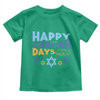 Happy Challah Days Toddler T Shirt Hanukkah Holiday Gift - Wonder Print Shop