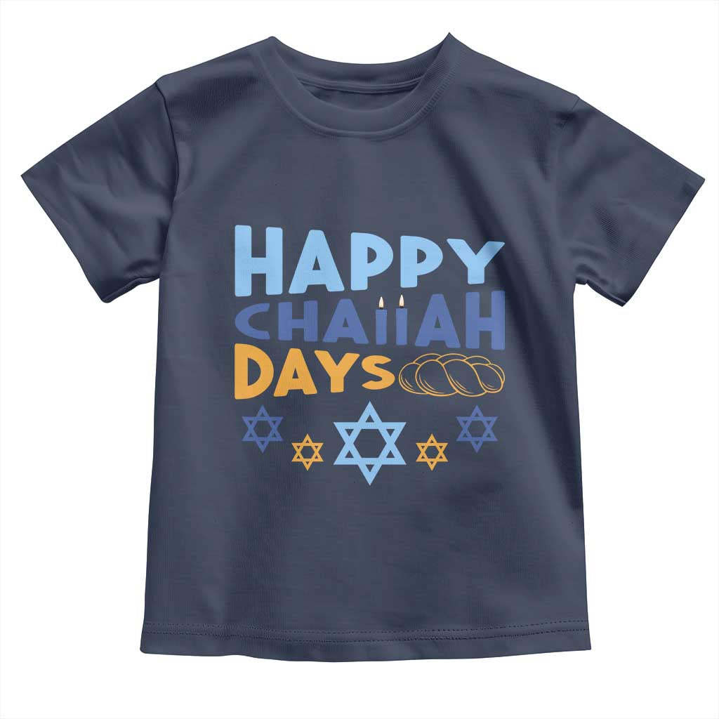 Happy Challah Days Toddler T Shirt Hanukkah Holiday Gift - Wonder Print Shop