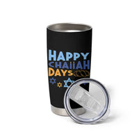 Happy Challah Days Tumbler Cup Hanukkah Holiday Gift - Wonder Print Shop