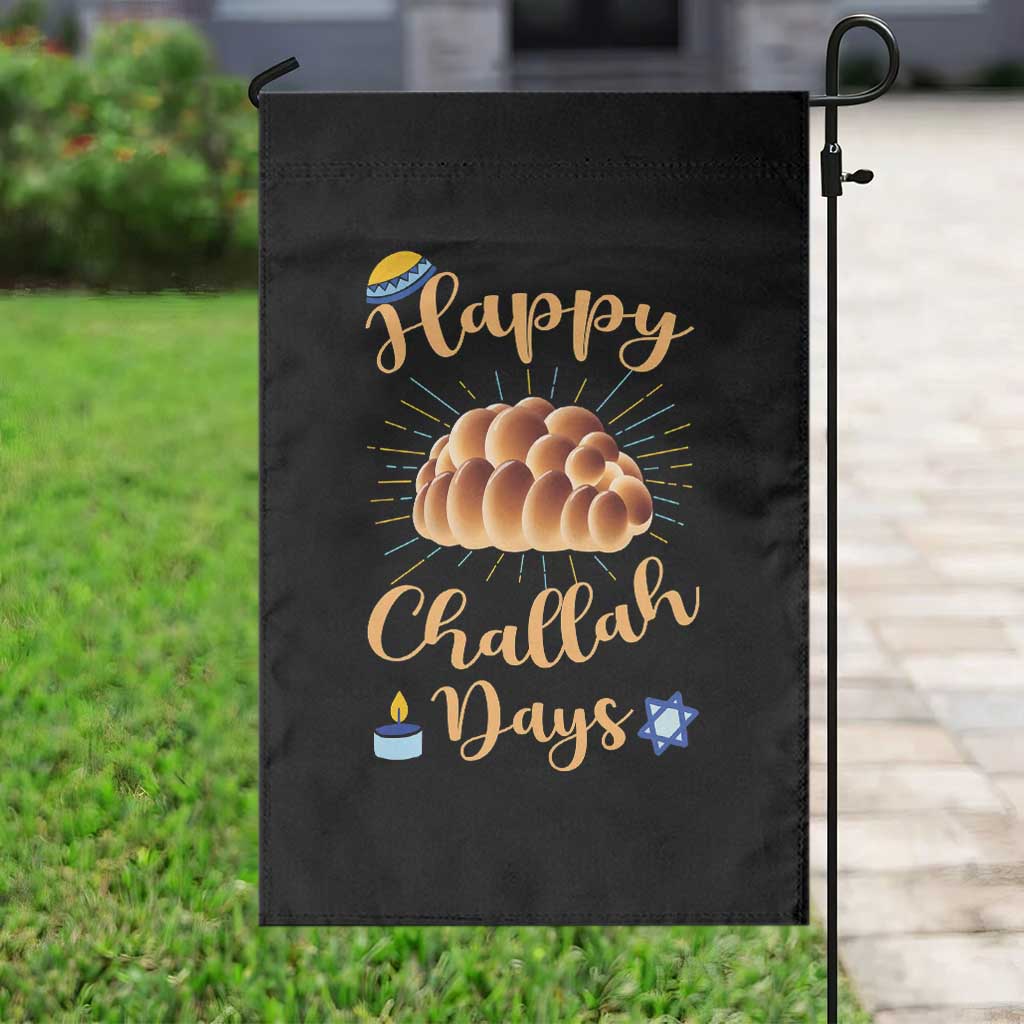Funny Hanukkah Happy Challah Days Garden Flag Jewish Gift - Wonder Print Shop