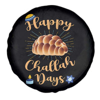Funny Hanukkah Happy Challah Days Spare Tire Cover Jewish Gift - Wonder Print Shop