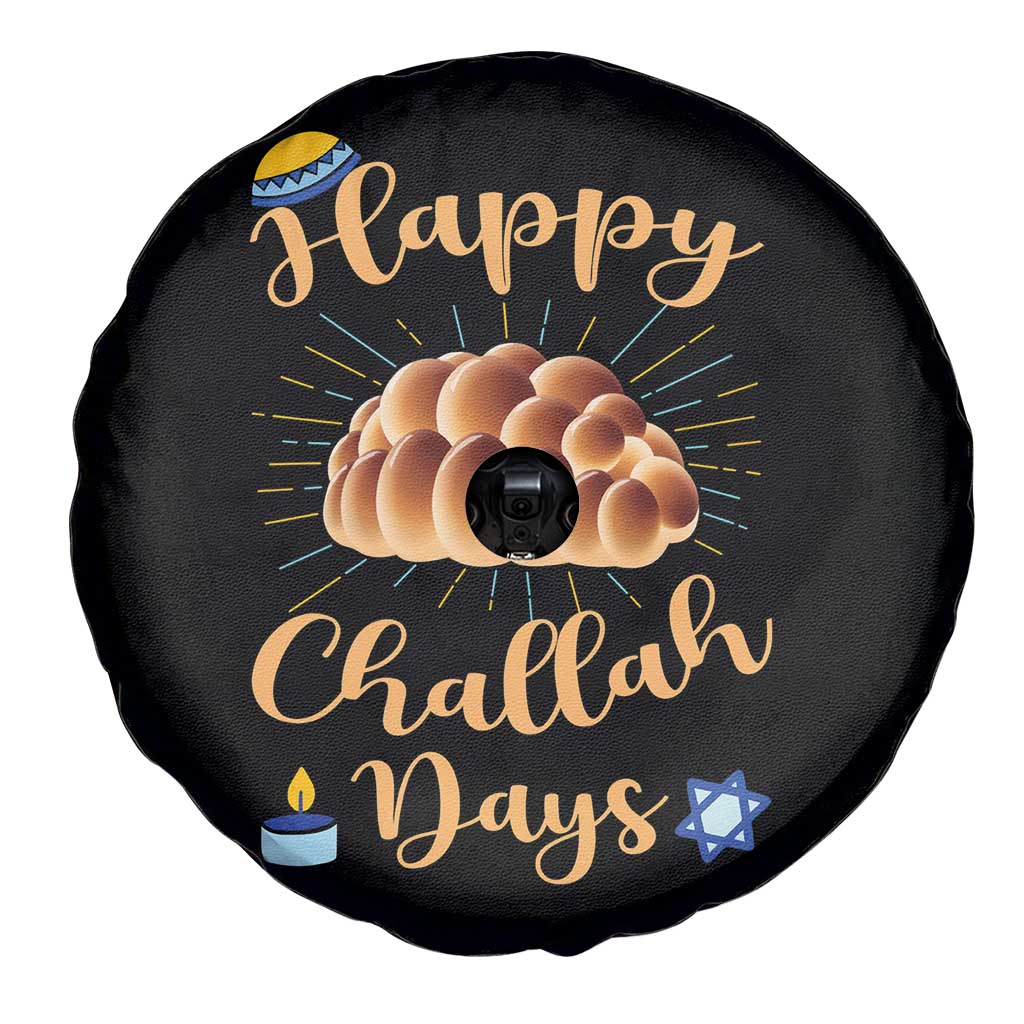 Funny Hanukkah Happy Challah Days Spare Tire Cover Jewish Gift - Wonder Print Shop