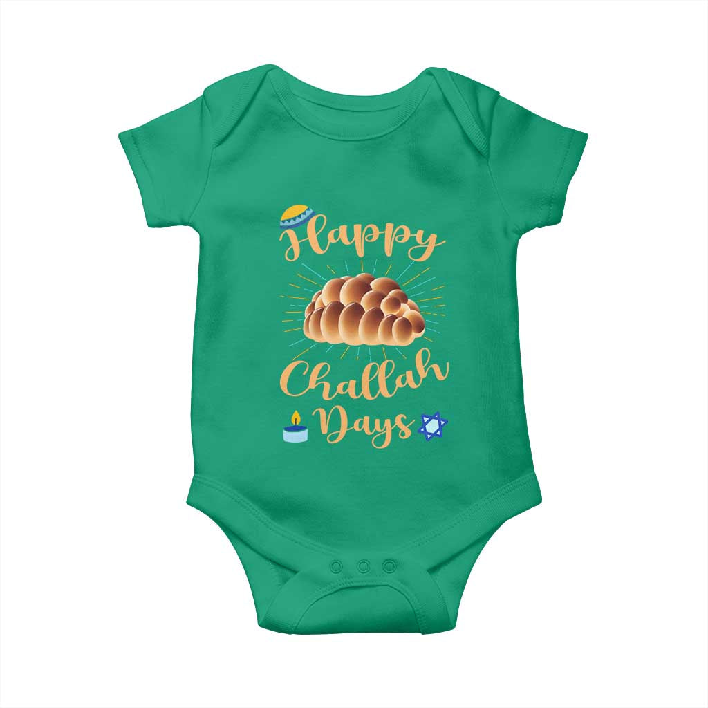 Funny Hanukkah Happy Challah Days Baby Onesie Jewish Gift - Wonder Print Shop