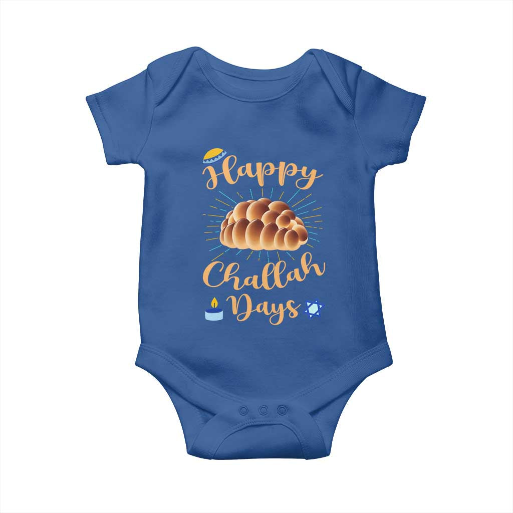 Funny Hanukkah Happy Challah Days Baby Onesie Jewish Gift - Wonder Print Shop