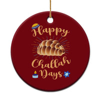 Funny Hanukkah Happy Challah Days Ceramic Ornament Jewish Gift - Wonder Print Shop