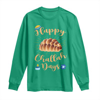 Funny Hanukkah Happy Challah Days Long Sleeve Shirt Jewish Gift - Wonder Print Shop