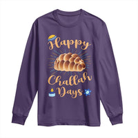 Funny Hanukkah Happy Challah Days Long Sleeve Shirt Jewish Gift - Wonder Print Shop