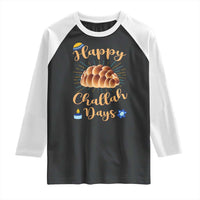 Funny Hanukkah Happy Challah Days Raglan Shirt Jewish Gift - Wonder Print Shop