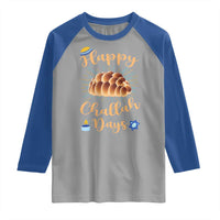 Funny Hanukkah Happy Challah Days Raglan Shirt Jewish Gift - Wonder Print Shop