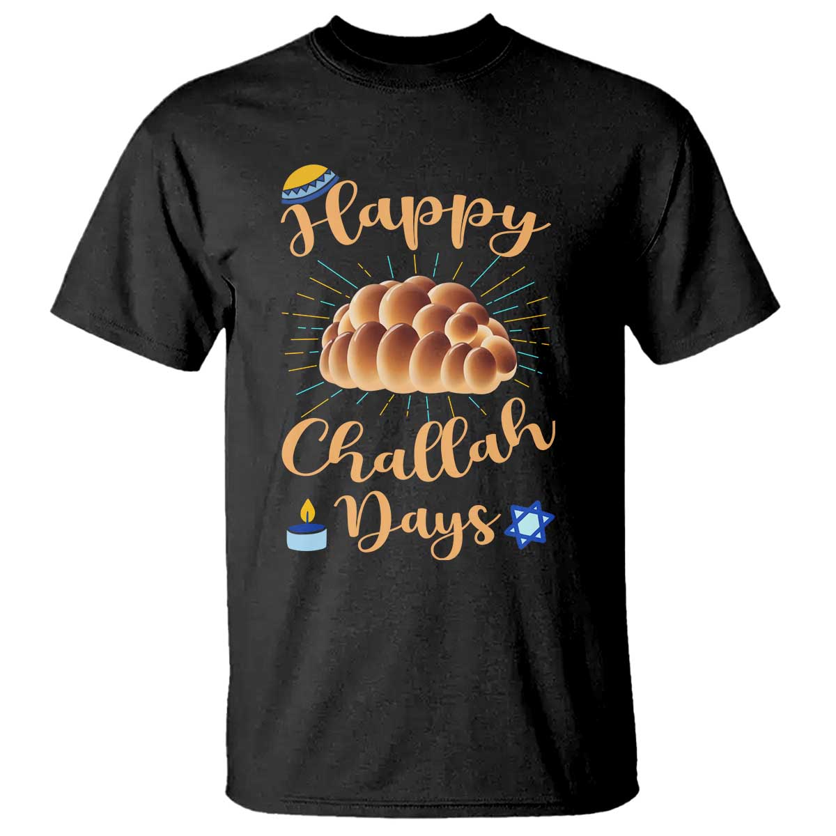 Funny Hanukkah Happy Challah Days T Shirt Jewish Gift - Wonder Print Shop