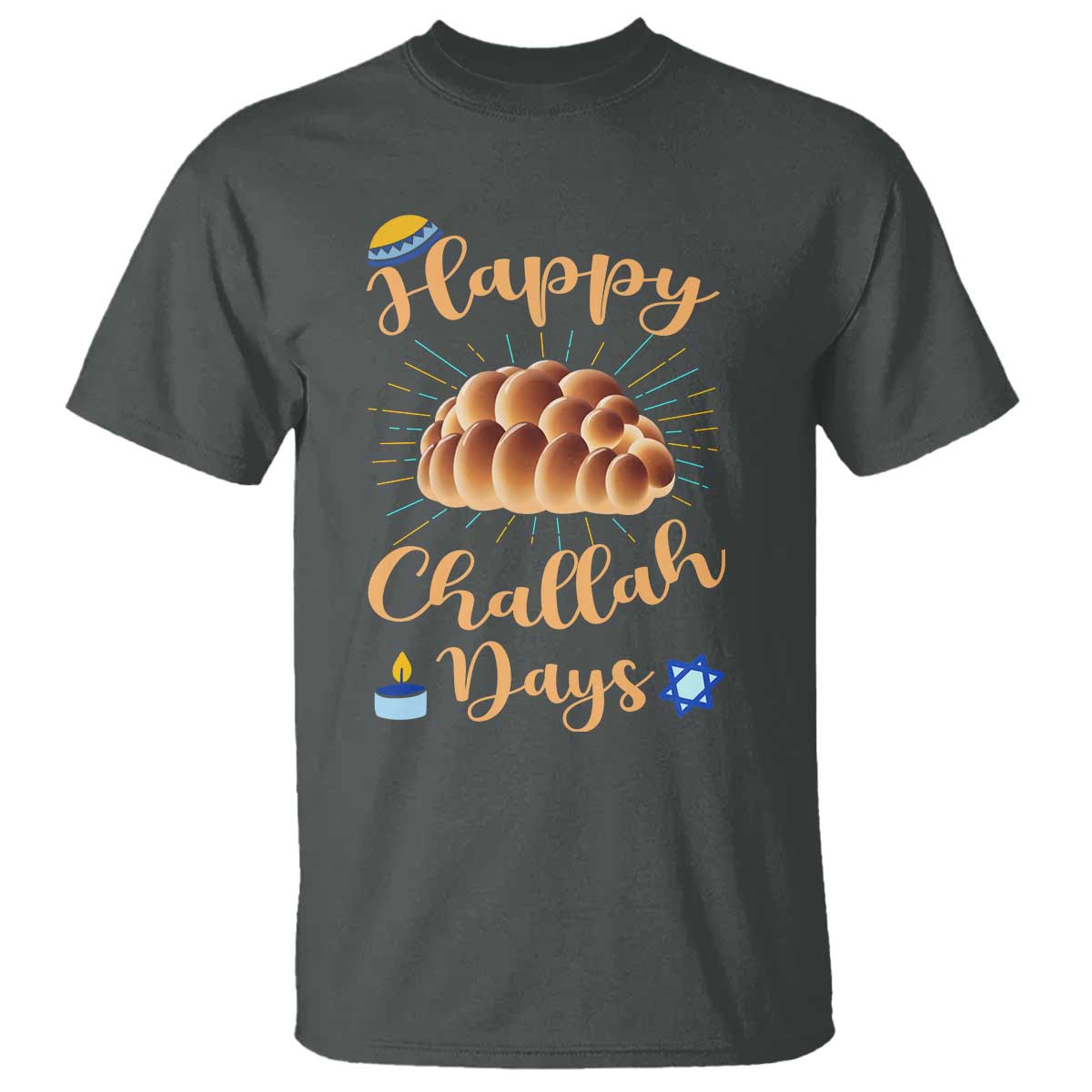 Funny Hanukkah Happy Challah Days T Shirt Jewish Gift - Wonder Print Shop