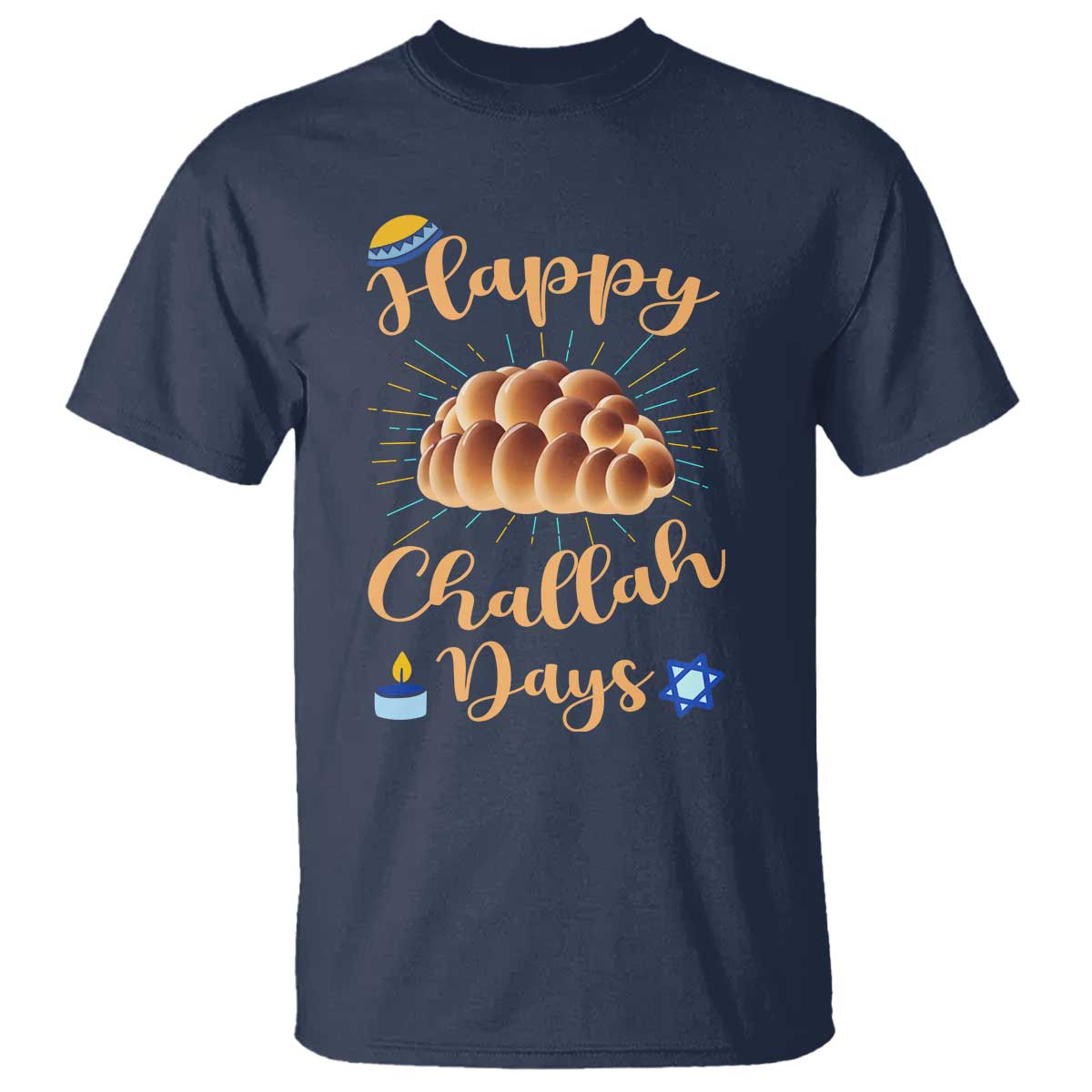 Funny Hanukkah Happy Challah Days T Shirt Jewish Gift - Wonder Print Shop