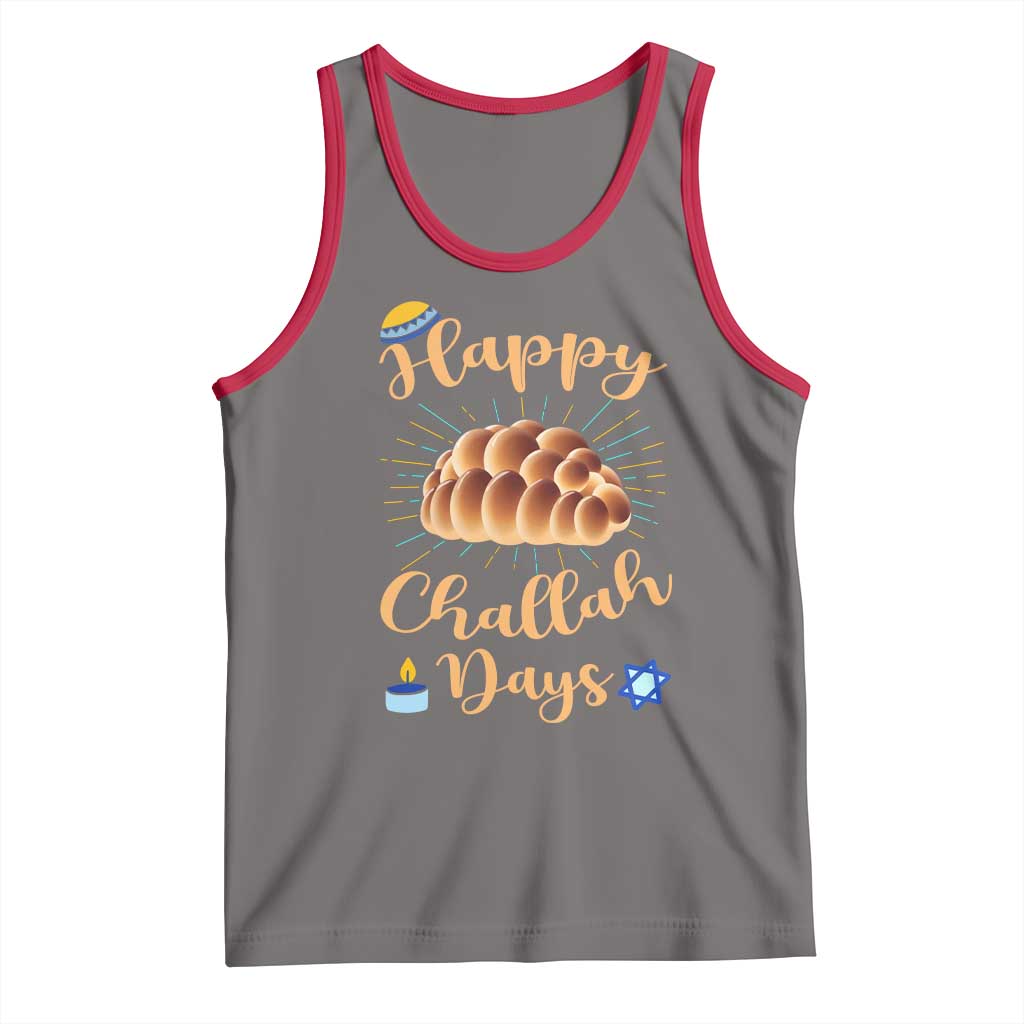 Funny Hanukkah Happy Challah Days Tank Top Jewish Gift - Wonder Print Shop