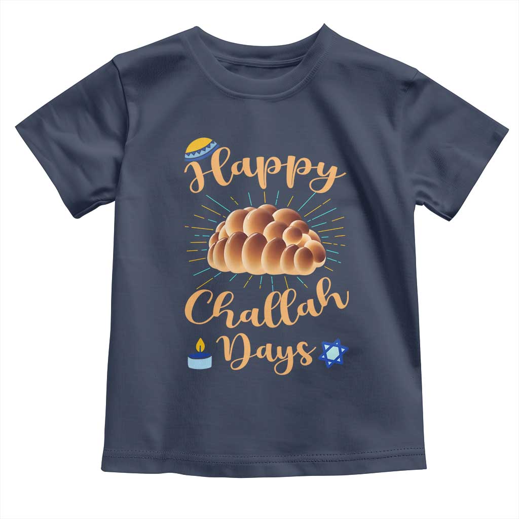 Funny Hanukkah Happy Challah Days Toddler T Shirt Jewish Gift - Wonder Print Shop