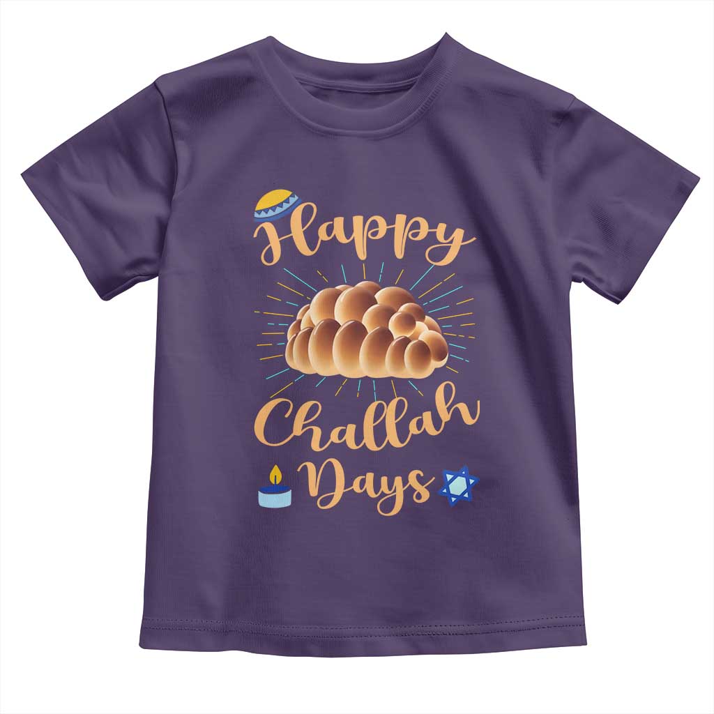Funny Hanukkah Happy Challah Days Toddler T Shirt Jewish Gift - Wonder Print Shop
