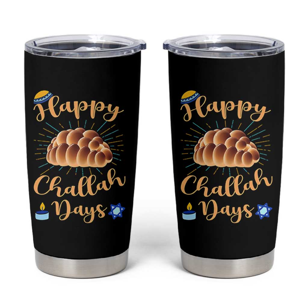 Funny Hanukkah Happy Challah Days Tumbler Cup Jewish Gift - Wonder Print Shop