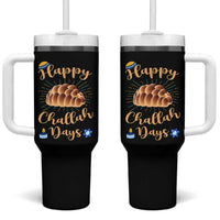 Funny Hanukkah Happy Challah Days Tumbler With Handle Jewish Gift - Wonder Print Shop