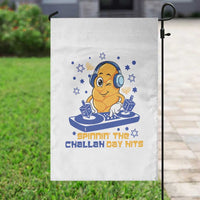 Hanukkah DJ Challah And Dreidel Garden Flag Funny Jewish Gift - Wonder Print Shop