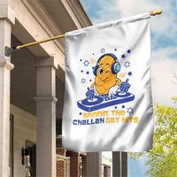 Hanukkah DJ Challah And Dreidel Garden Flag Funny Jewish Gift - Wonder Print Shop
