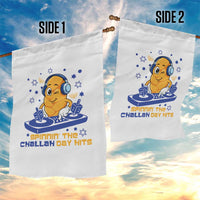 Hanukkah DJ Challah And Dreidel Garden Flag Funny Jewish Gift - Wonder Print Shop