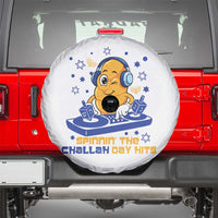 Hanukkah DJ Challah And Dreidel Spare Tire Cover Funny Jewish Gift - Wonder Print Shop
