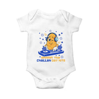 Hanukkah DJ Challah And Dreidel Baby Onesie Funny Jewish Gift - Wonder Print Shop