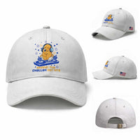Hanukkah DJ Challah And Dreidel Baseball Cap Funny Jewish Gift