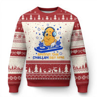 Hanukkah DJ Challah And Dreidel Ugly Christmas Sweater Funny Jewish Gift - Wonder Print Shop