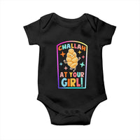 Funny Hanukkah Challah At Ya Girl Baby Onesie Jewish Chanukah Bread Gift - Wonder Print Shop