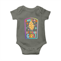 Funny Hanukkah Challah At Ya Girl Baby Onesie Jewish Chanukah Bread Gift - Wonder Print Shop