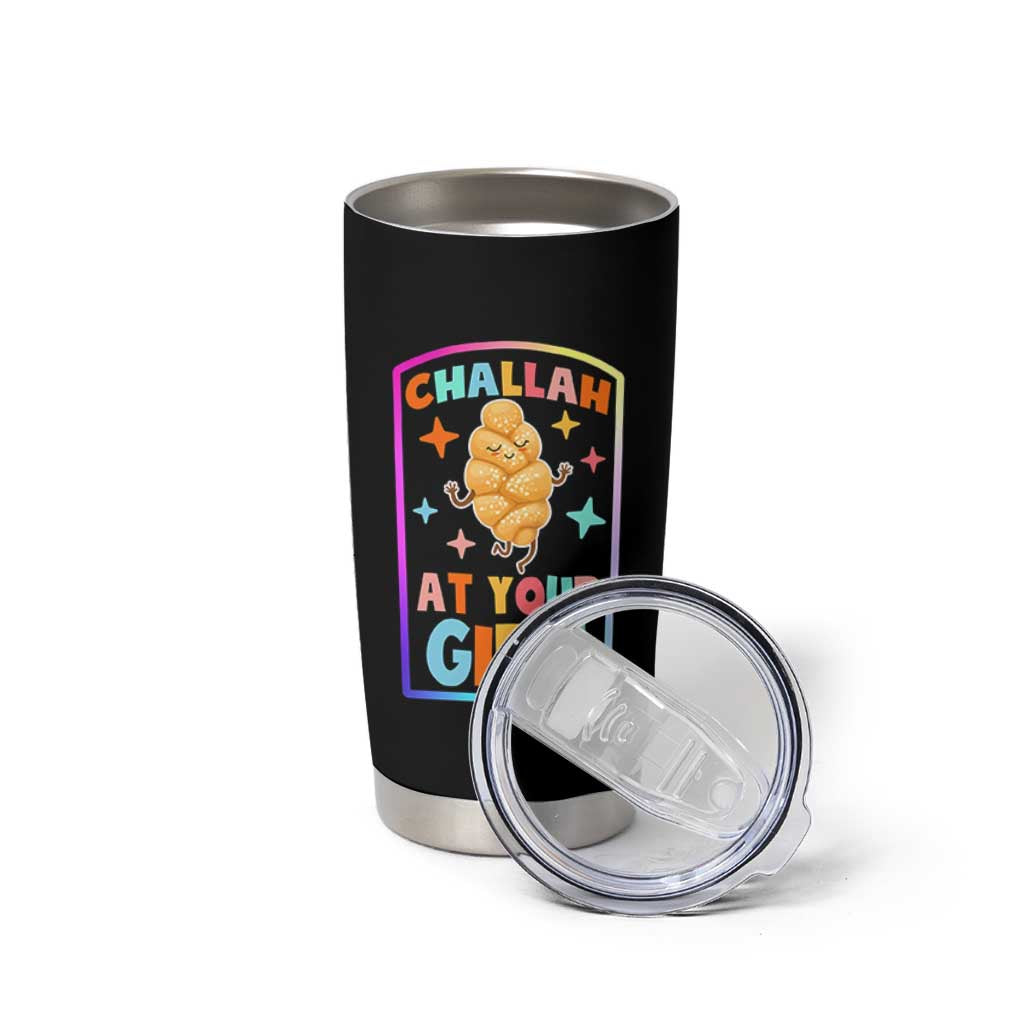 Funny Hanukkah Challah At Ya Girl Tumbler Cup Jewish Chanukah Bread Gift - Wonder Print Shop
