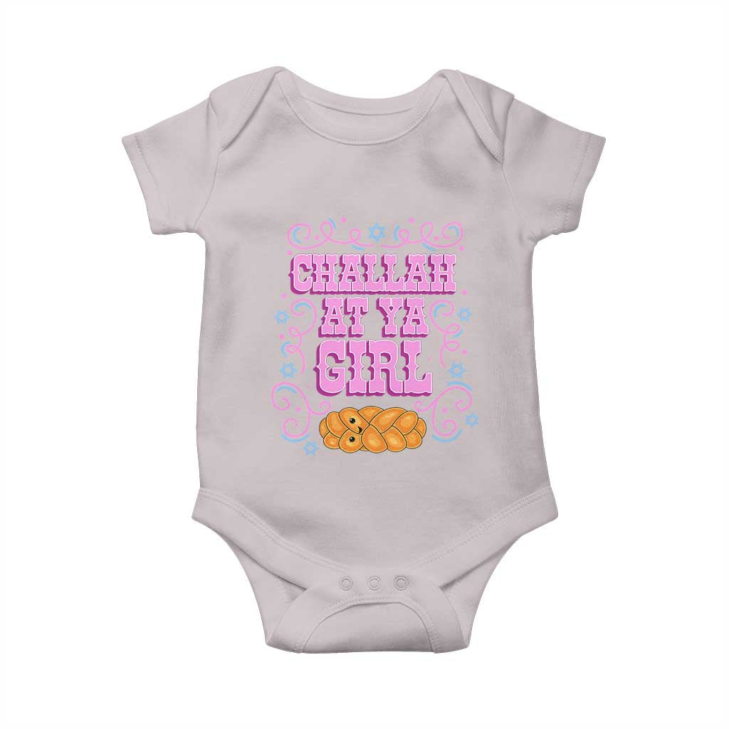 Funny Jewish Holiday Baby Onesie Challah At Ya Girl Gift - Wonder Print Shop