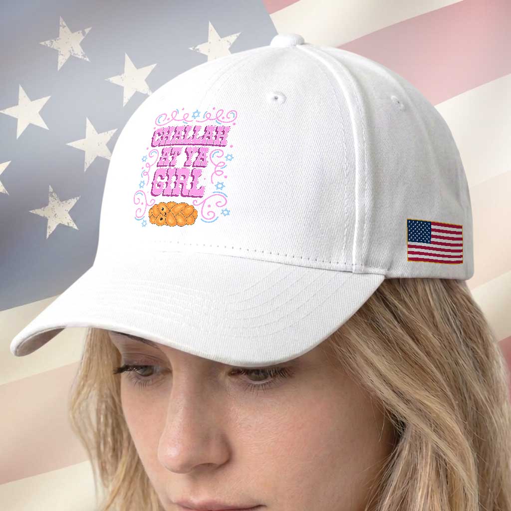 Funny Jewish Holiday Baseball Cap Challah At Ya Girl Gift