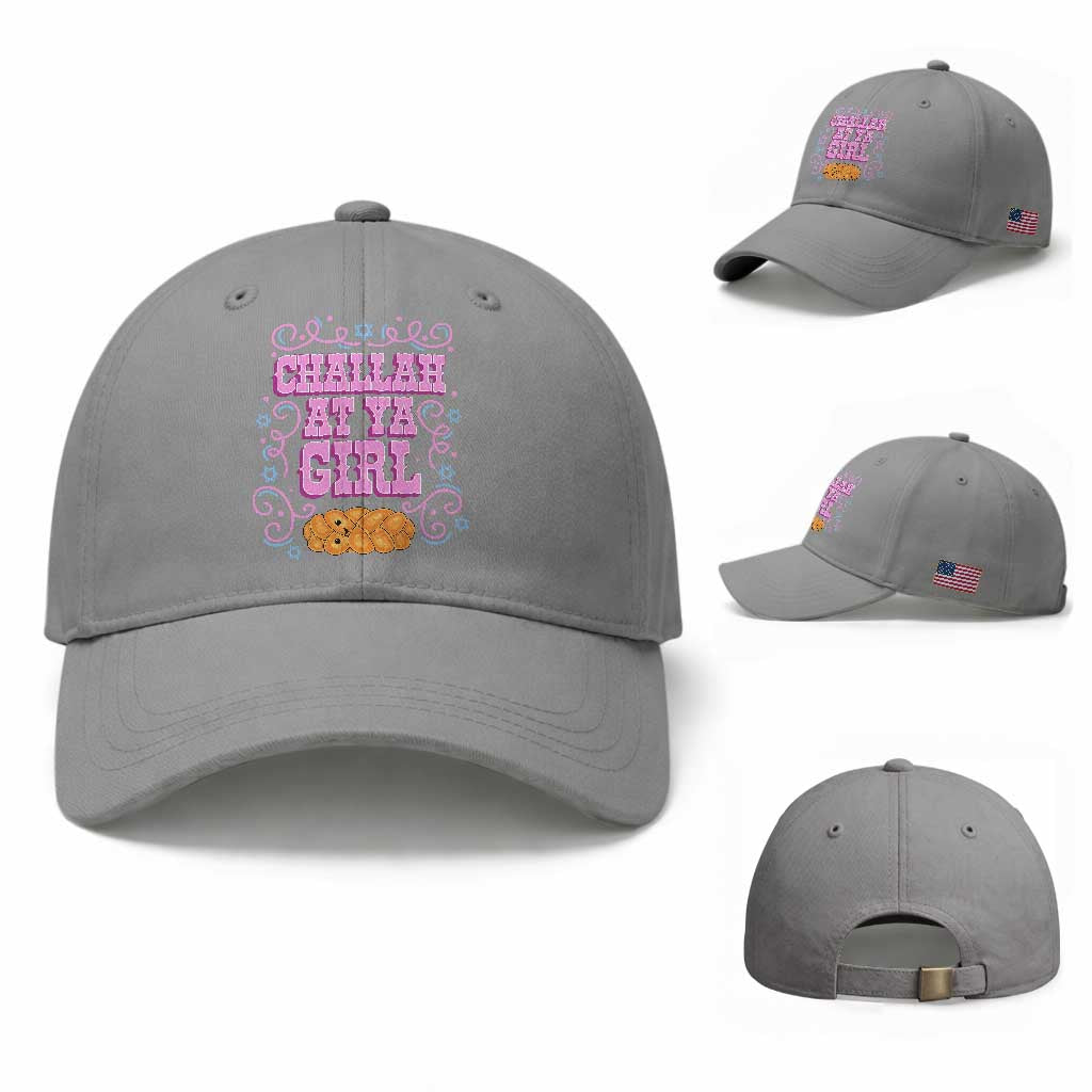 Funny Jewish Holiday Baseball Cap Challah At Ya Girl Gift