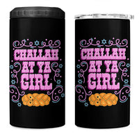 Funny Jewish Holiday 4 in 1 Can Cooler Tumbler Challah At Ya Girl Gift - Wonder Print Shop