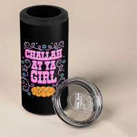 Funny Jewish Holiday 4 in 1 Can Cooler Tumbler Challah At Ya Girl Gift - Wonder Print Shop